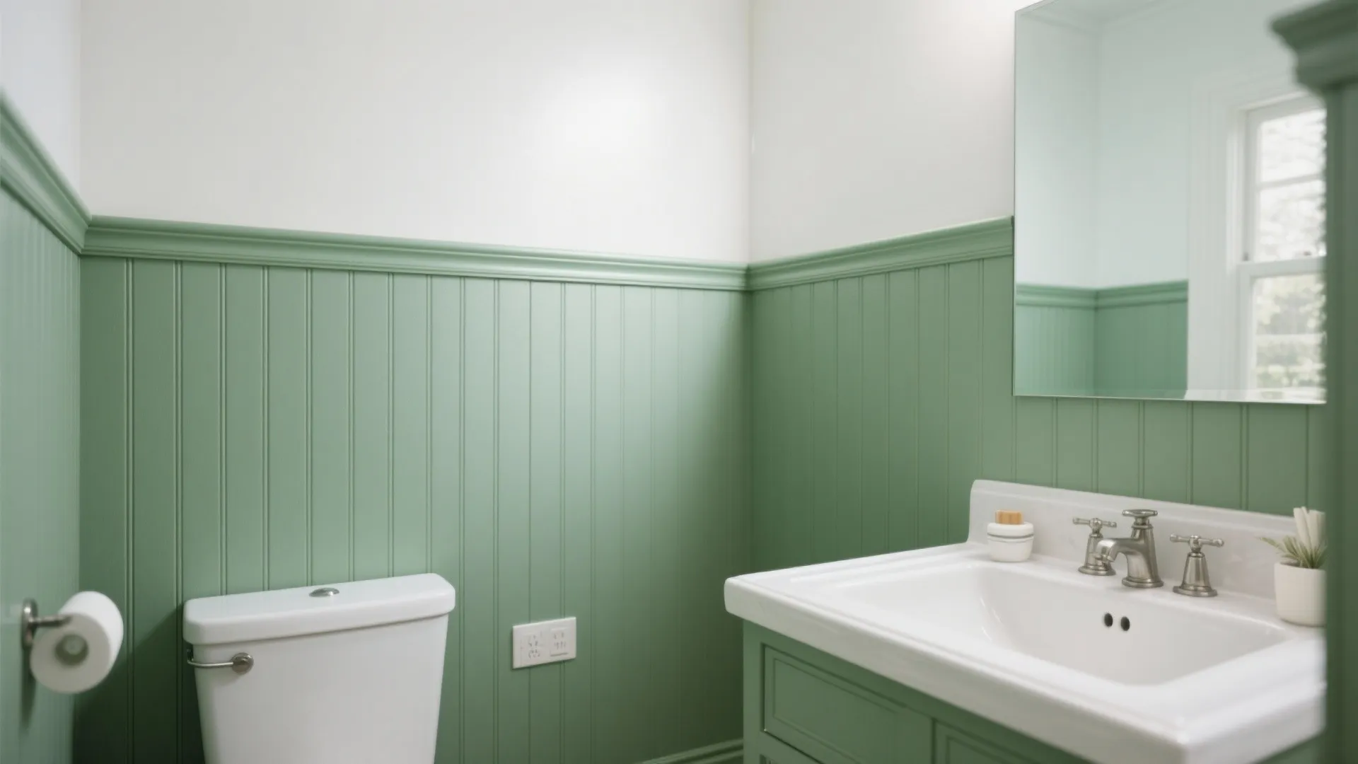 Classic Beadboard Wainscoting for Bright, Durable Walls