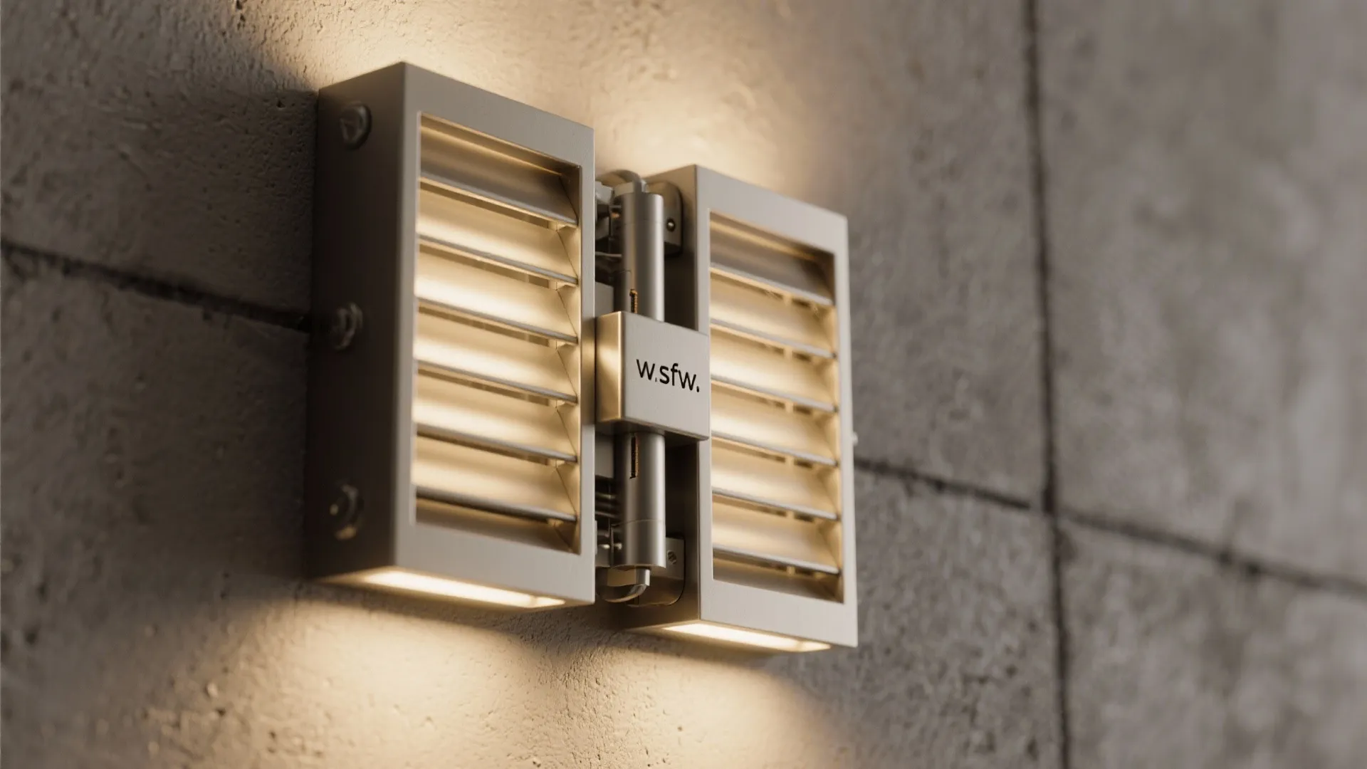 Beam sculpting with a 4-way wall light