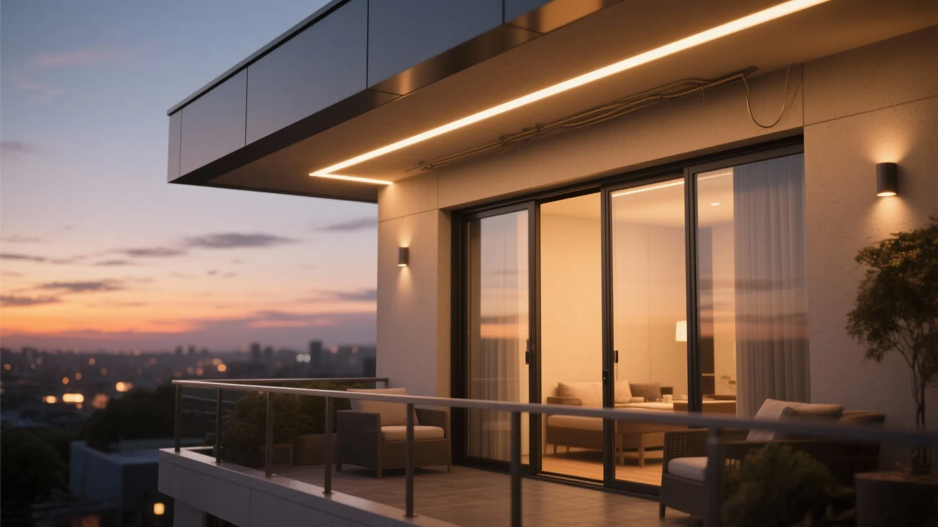 Beam-as-Feature: Lighting and Soffit Integration