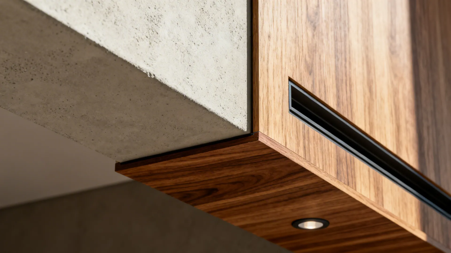 3) Accent beam wrap with hidden duct and spot clusters