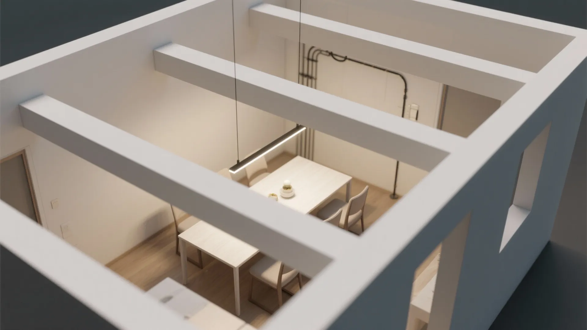 Linear POP Beams to Stretch the Room