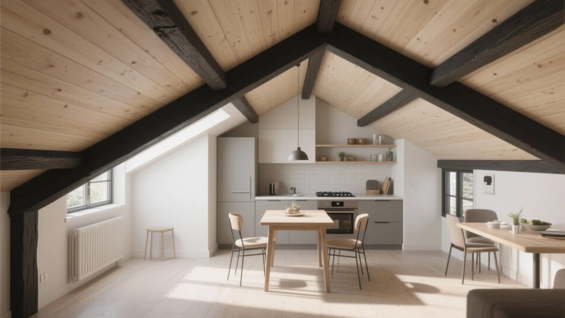 1. Highlight beams as a visual divider