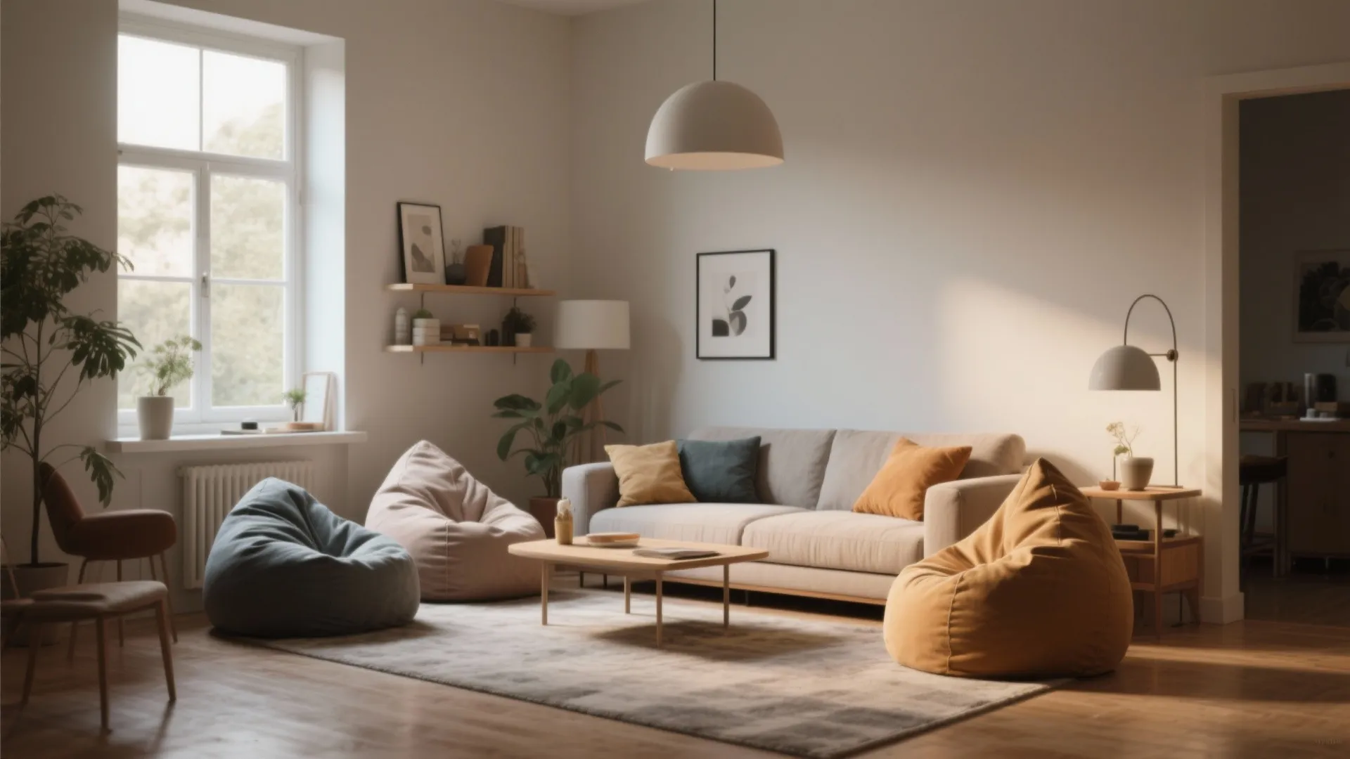 10 Living Room Ideas with Bean Bags