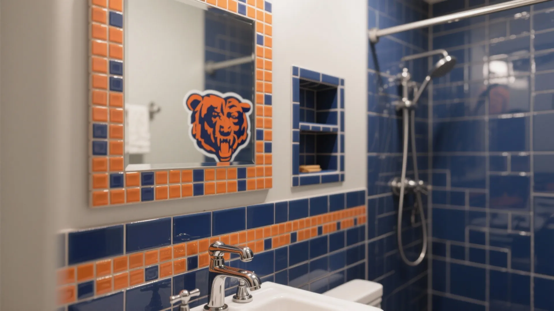 4: Tile Accents in Team Shades