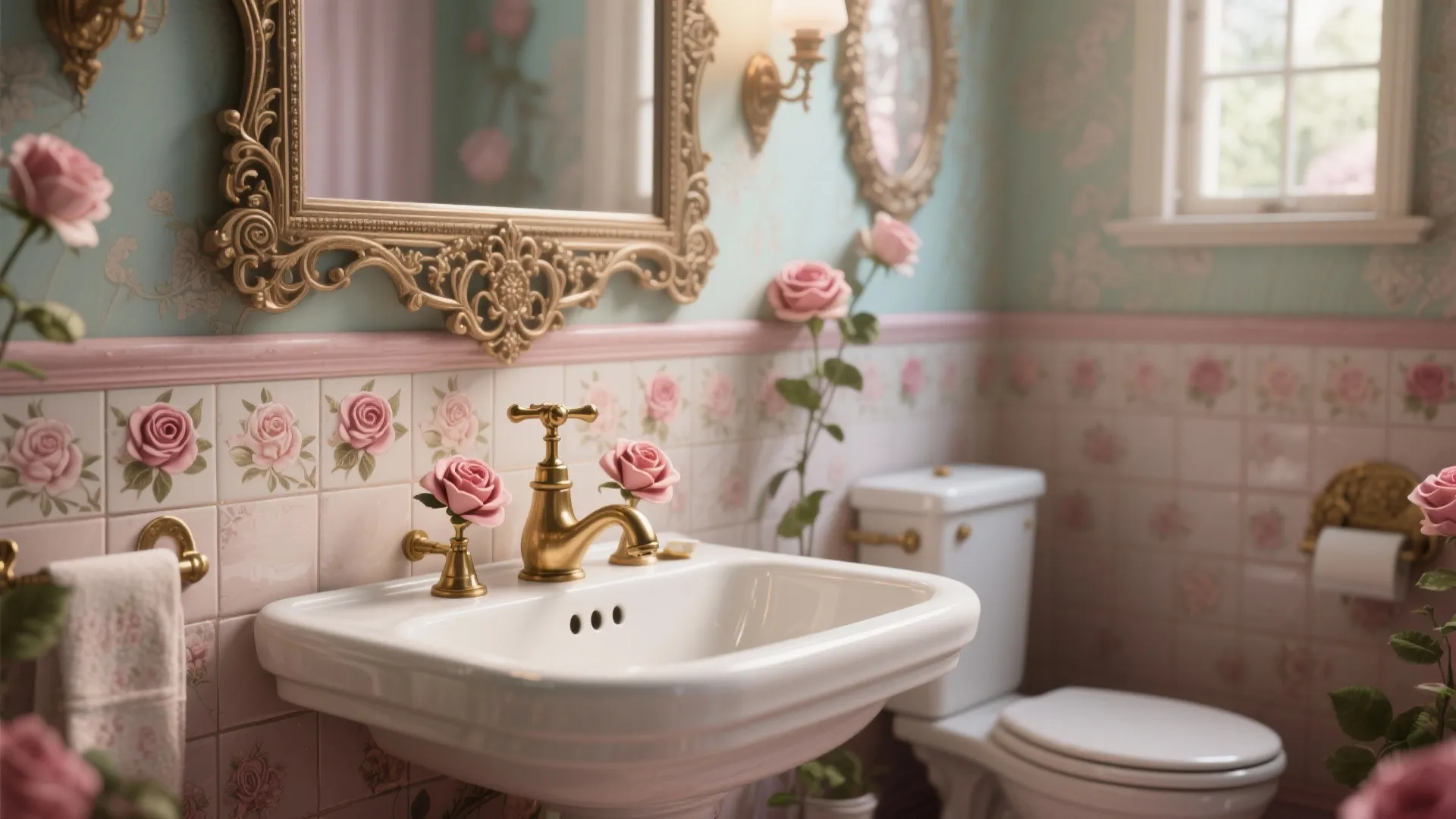 5. Beauty and the Beast Vintage Scene