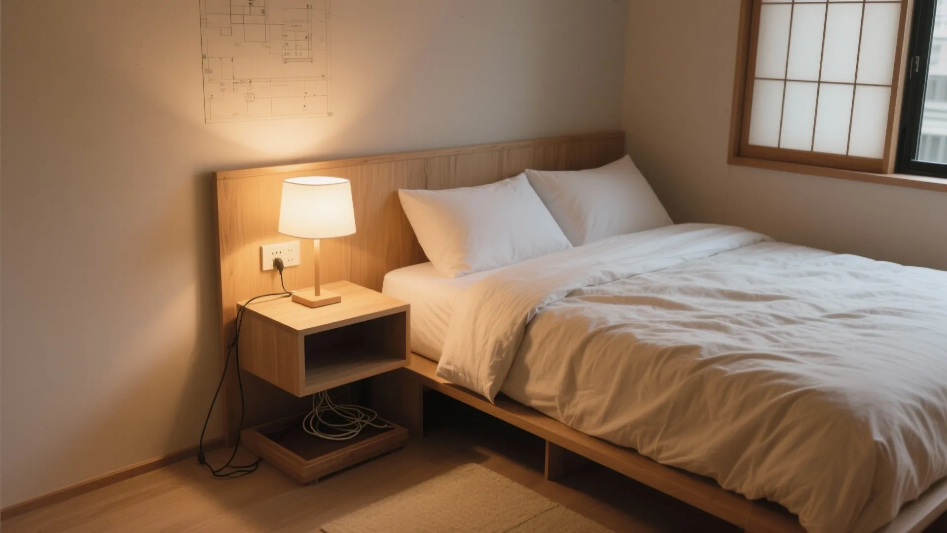 ベッド周りは“高さ”と“余白”で整える：ホテルライクに夜を仕舞う（動線規劃）