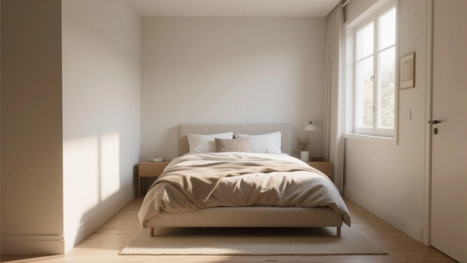 1. Bed Against the Long Wall