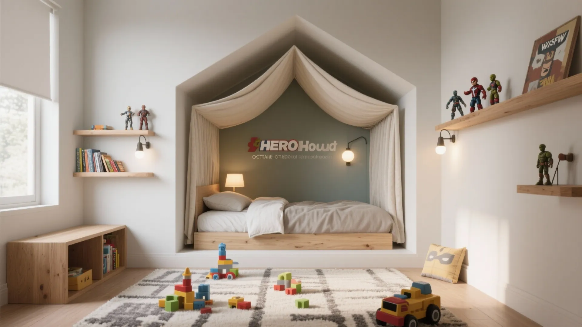 3. Hero Bed Alcove with Canopy