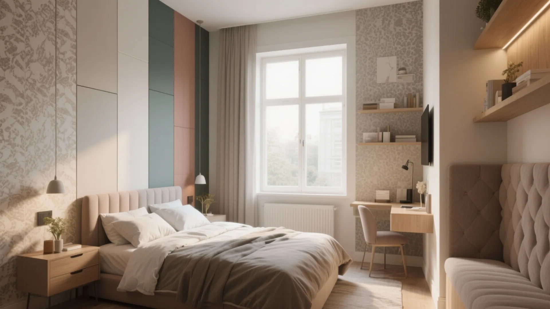 5 Bedroom Bed Back Wall Design Ideas: Creative and Practical Bedroom Bed Back Wall Inspirations for Small Spaces