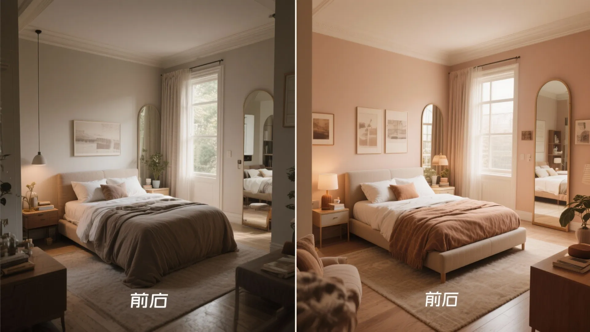 4. Bed placement and scale matter more than new furniture