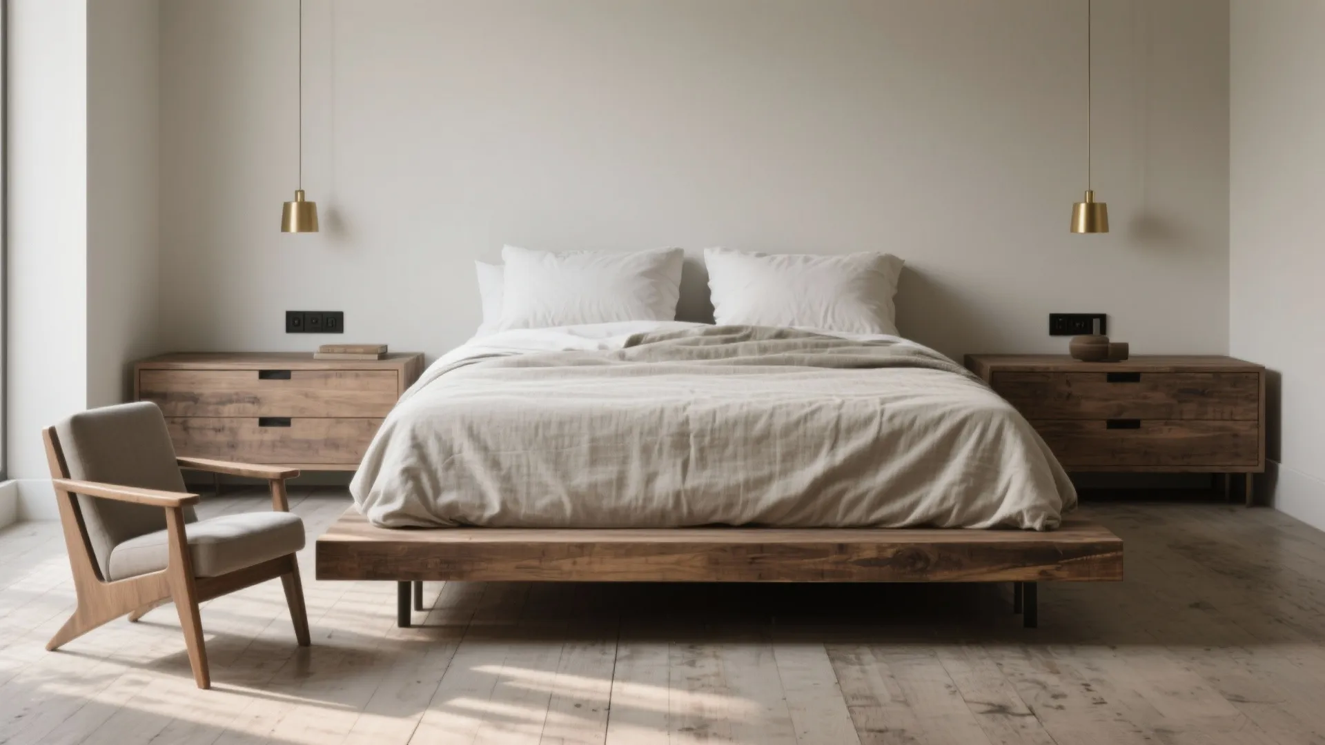 2. Bed-as-Focus with Built-in Storage