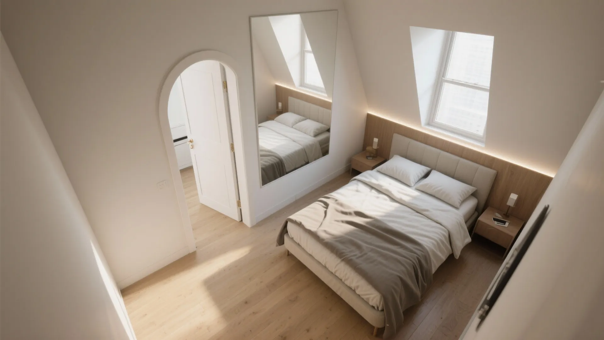 5. Be smart about bed placement and circulation paths