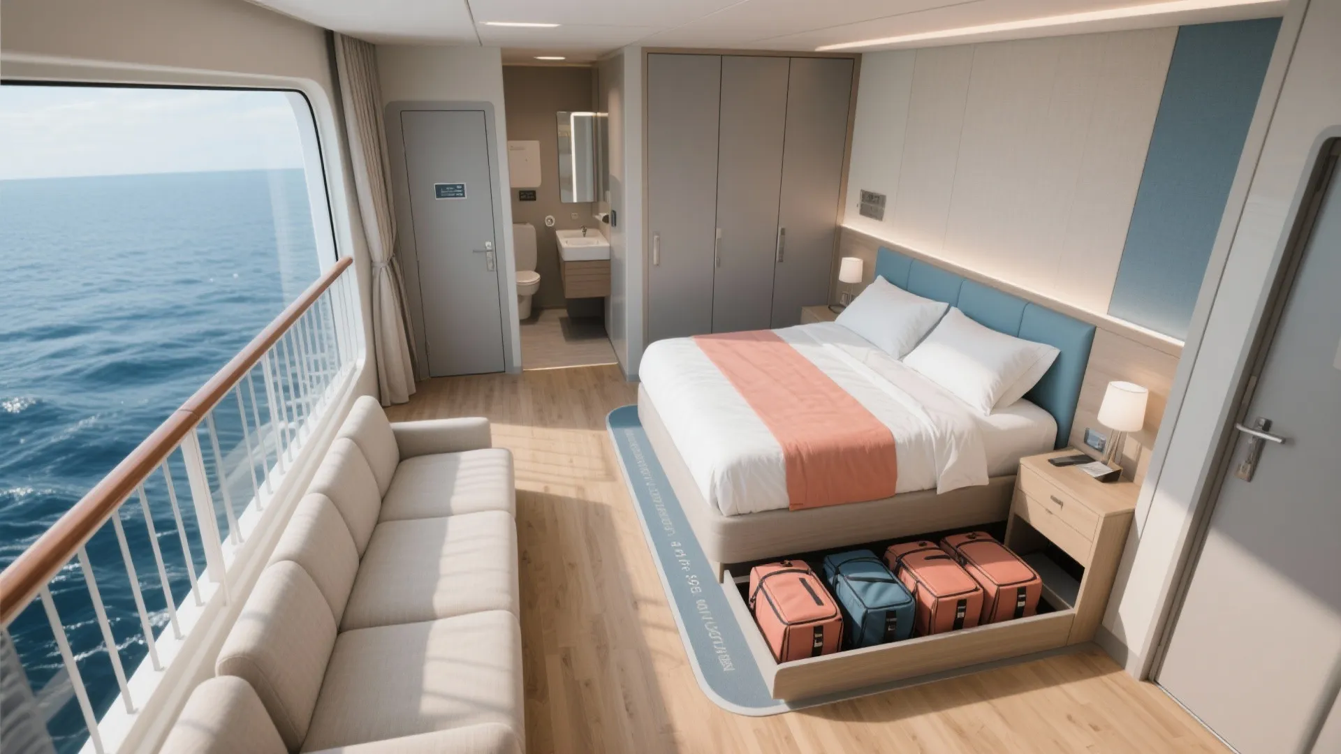 1) Bed-First Flow: Orient for Easy Mornings and Late Nights