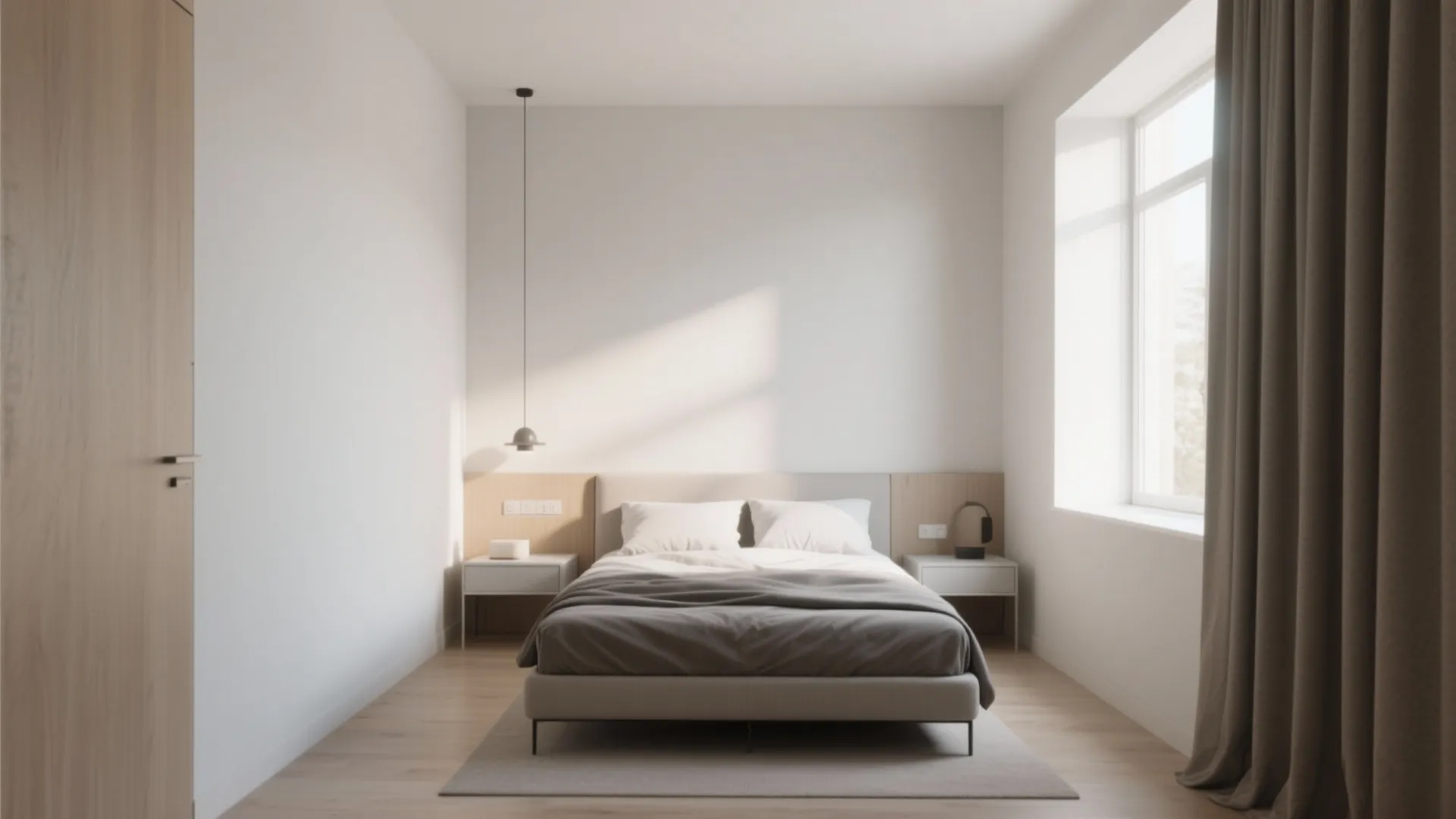 1. Bed Against the Long Wall