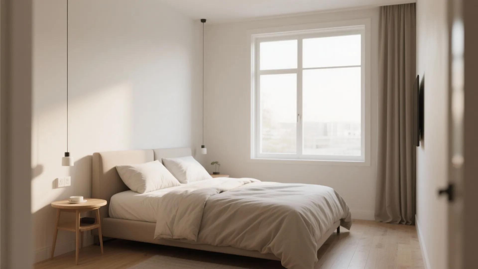 1. Bed Against the Long Wall