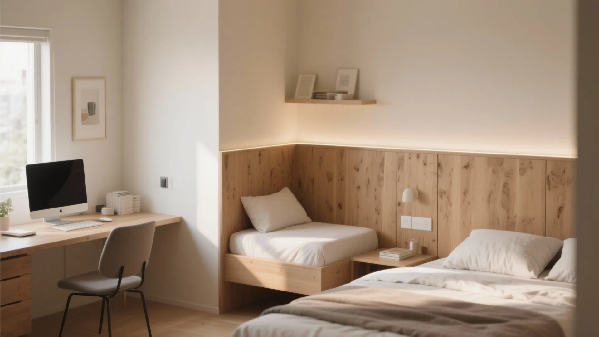 1. Use the Bed as a Partition