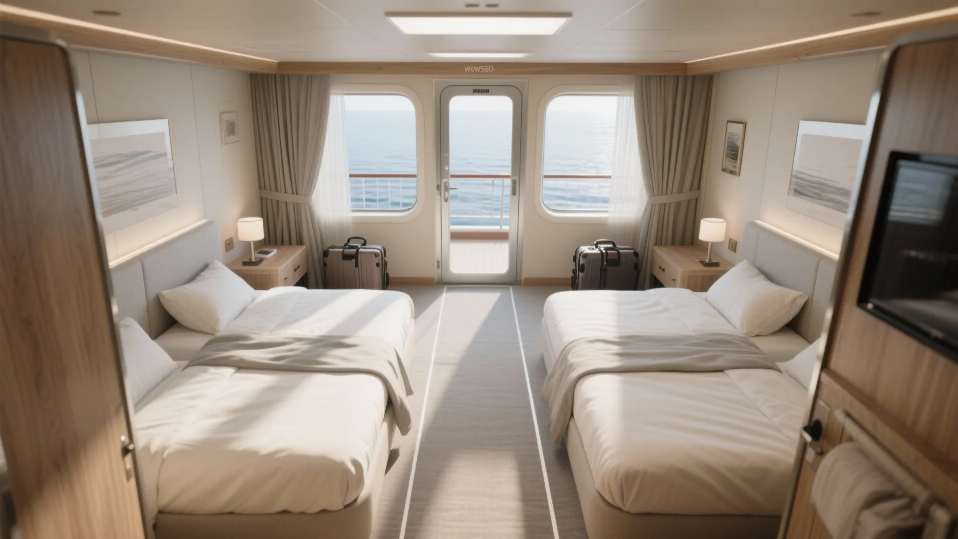 Bed orientation and walking paths