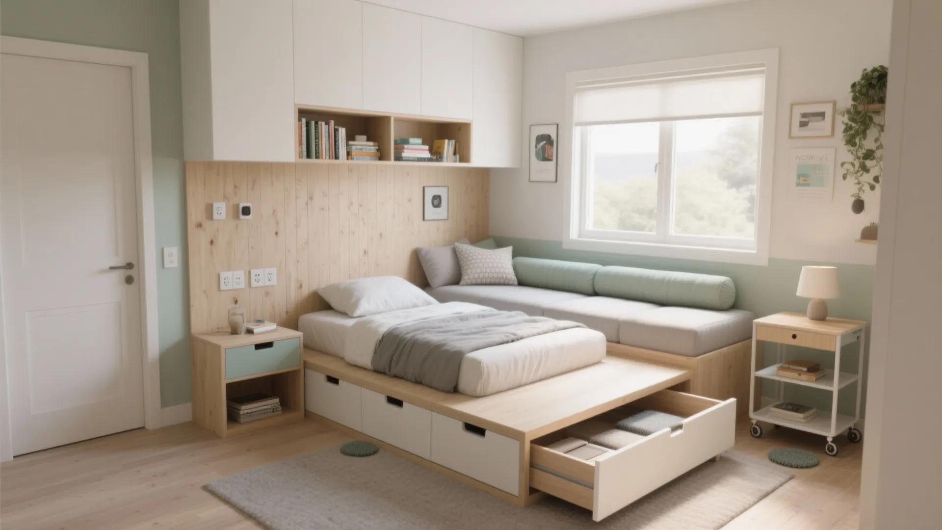 Idea 3: Make the Bed Do Double Duty