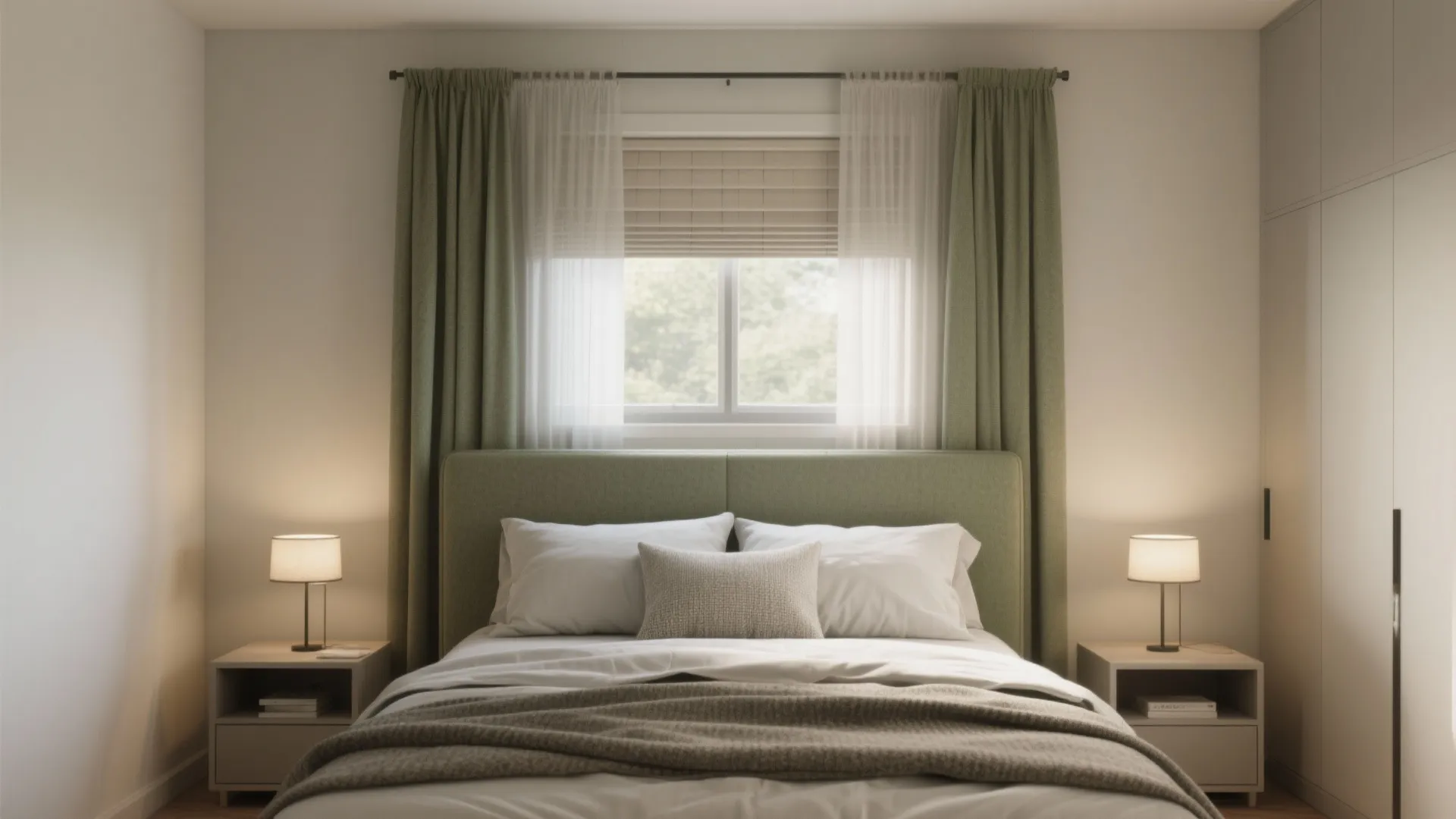 Bed Under Window Small Room Design Ideas