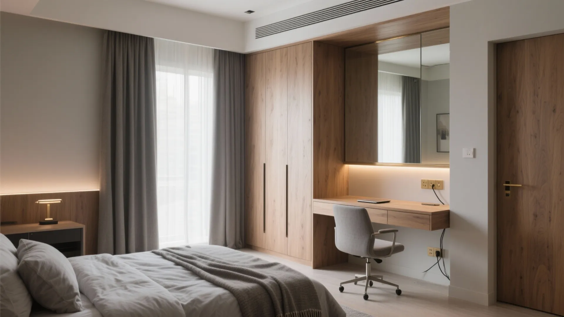 3) Primary Bedroom Calm, With a WFH Nook