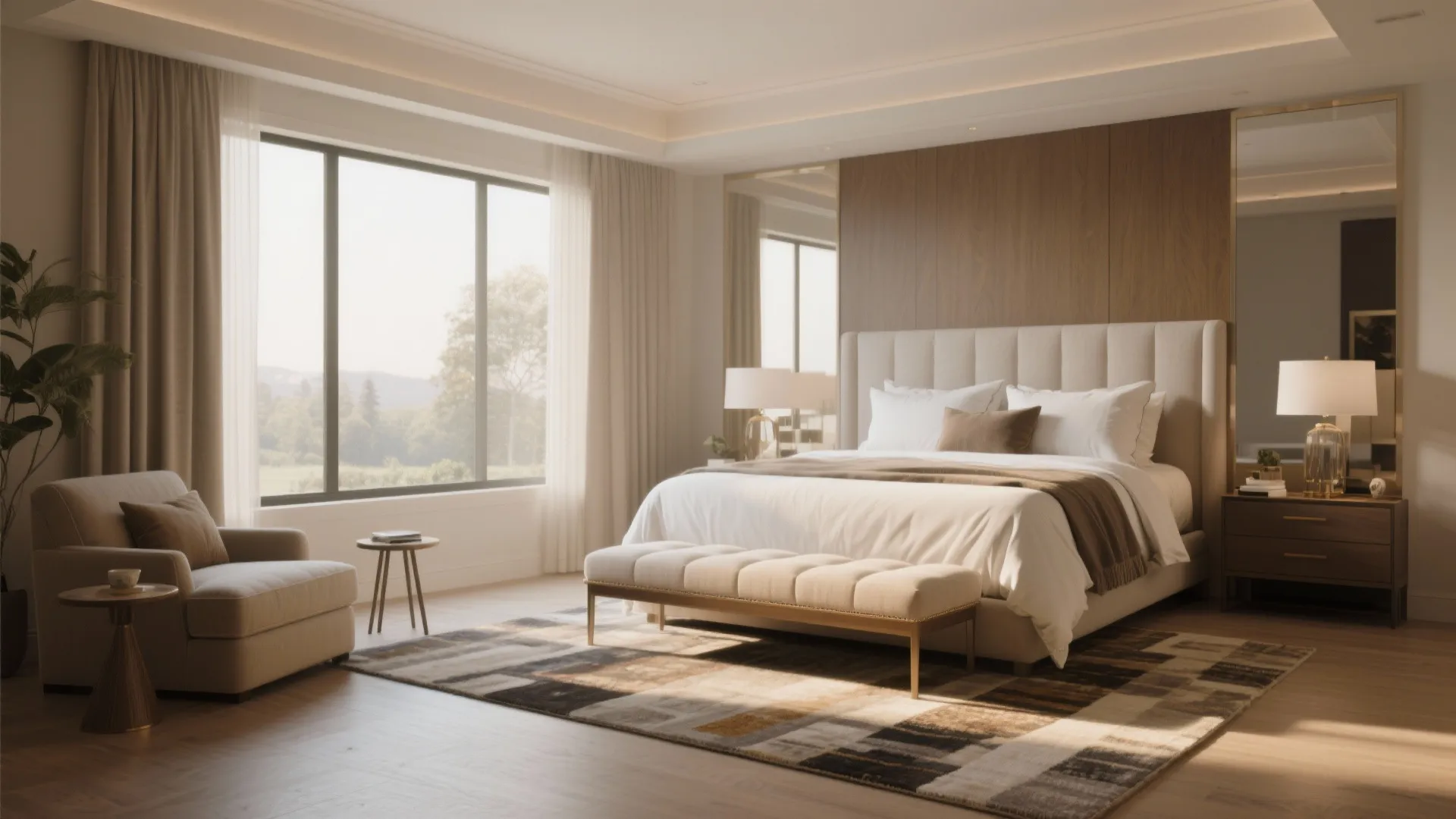 4. Bed with seating zone at foot