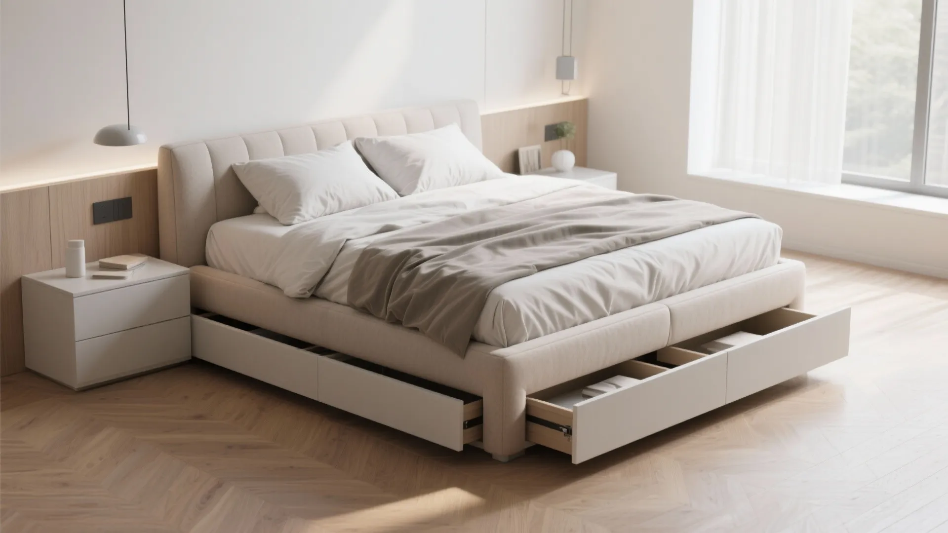 5. Opt for a Bed with Storage