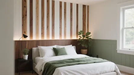 5 Bedroom Wall Designs with Wood