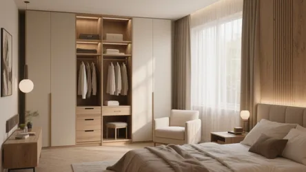 5 Room Almirah Designs with Dressing