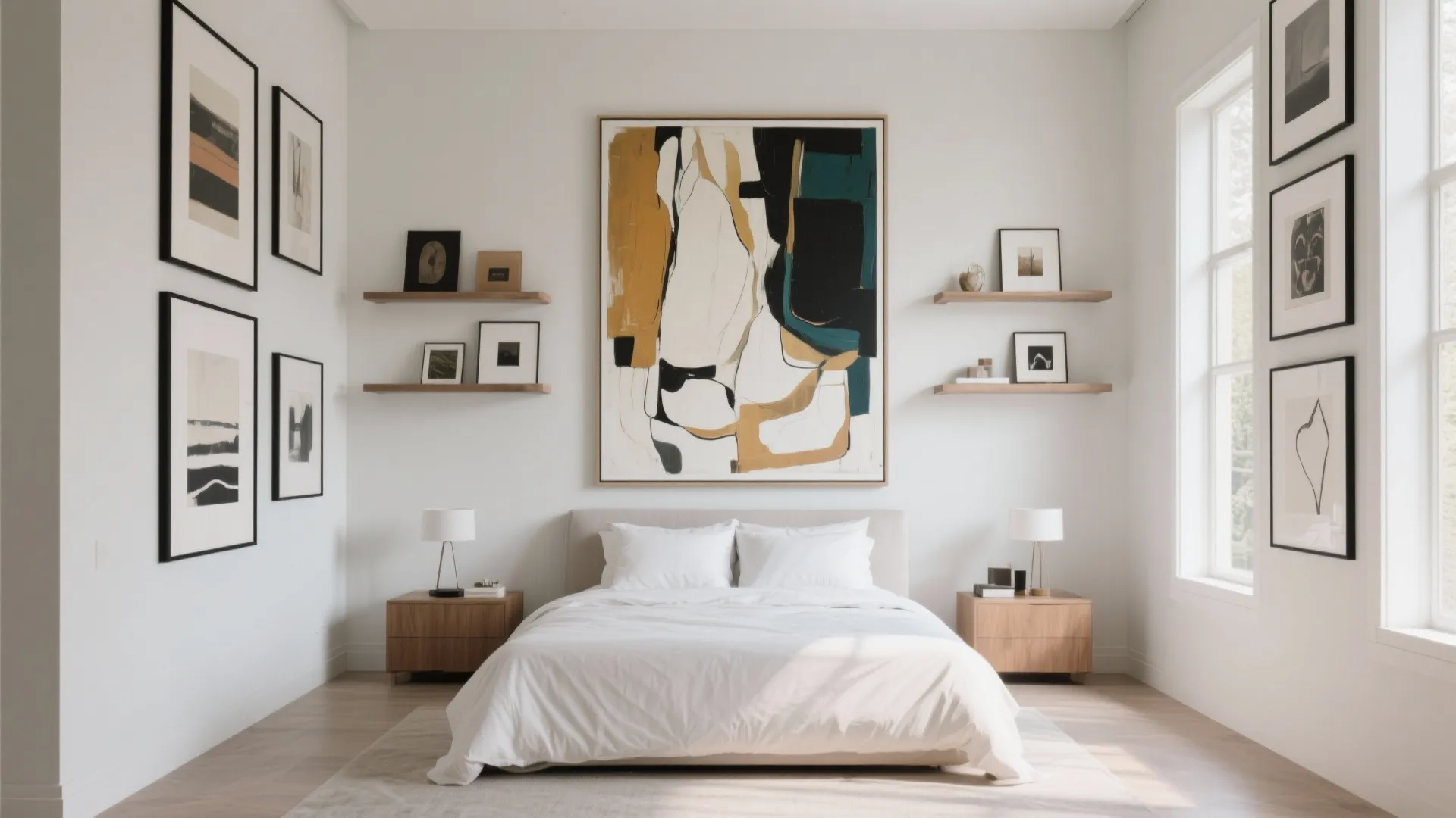 8. Statement Art Wall