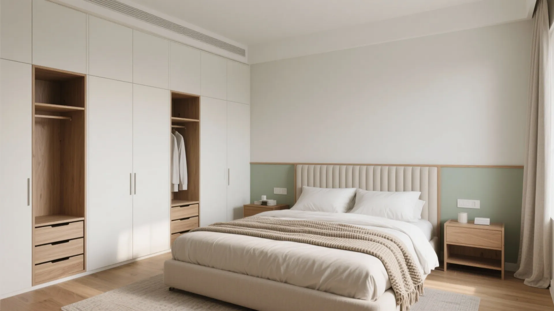 Bedroom Strategies: Built-In Storage and Calming Palettes