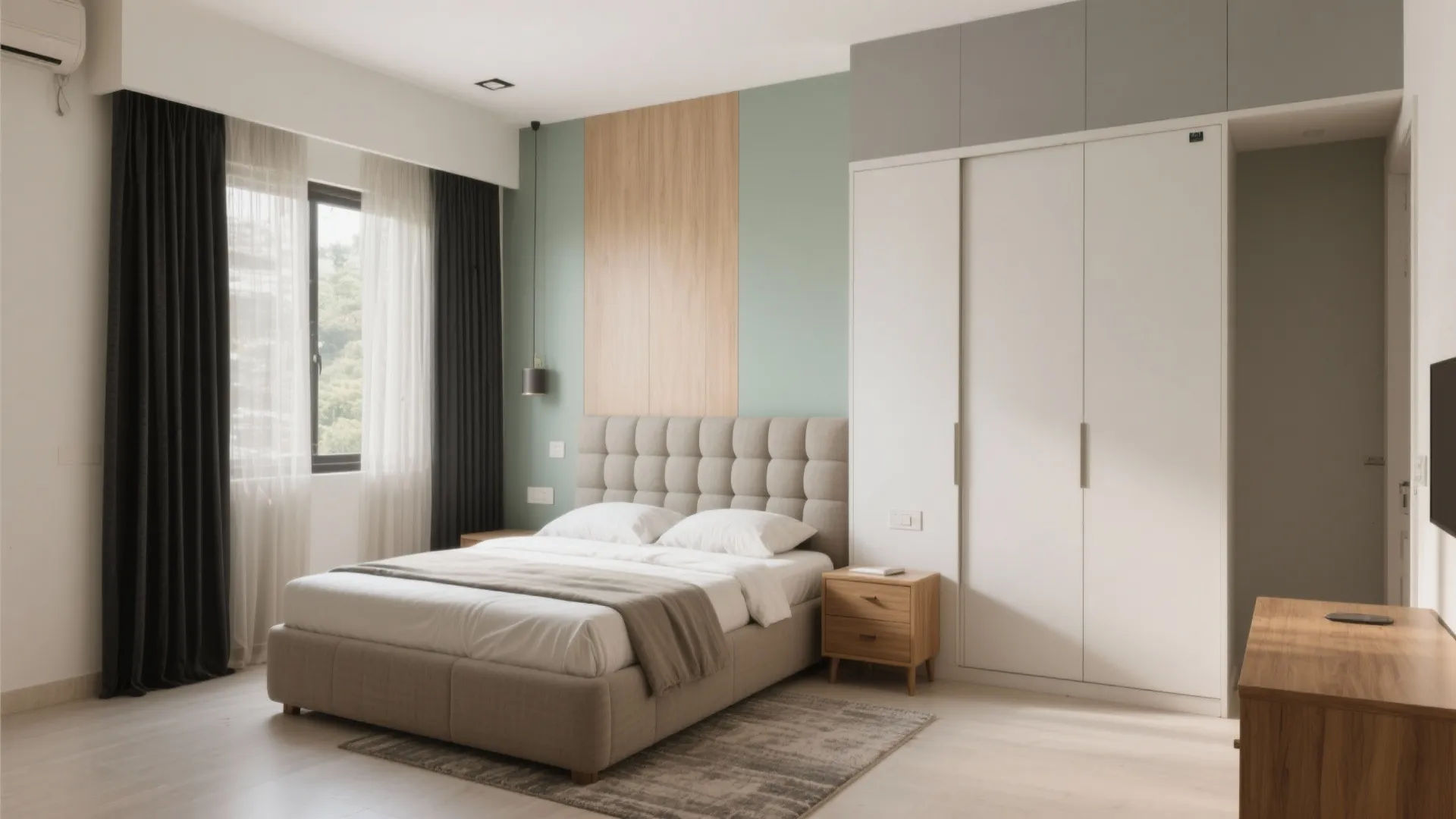 Calm bedrooms with sliding wardrobes and smart acoustics