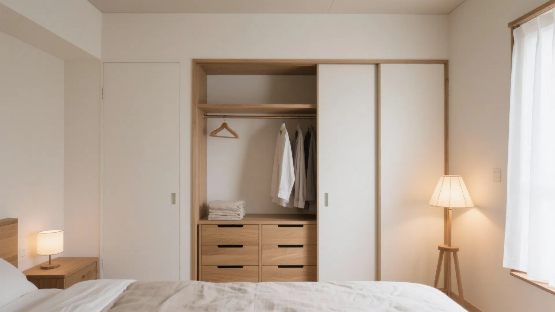 Tips 2: ベッドルームは“衣類の動線”でゾーニング（東京小戸型）