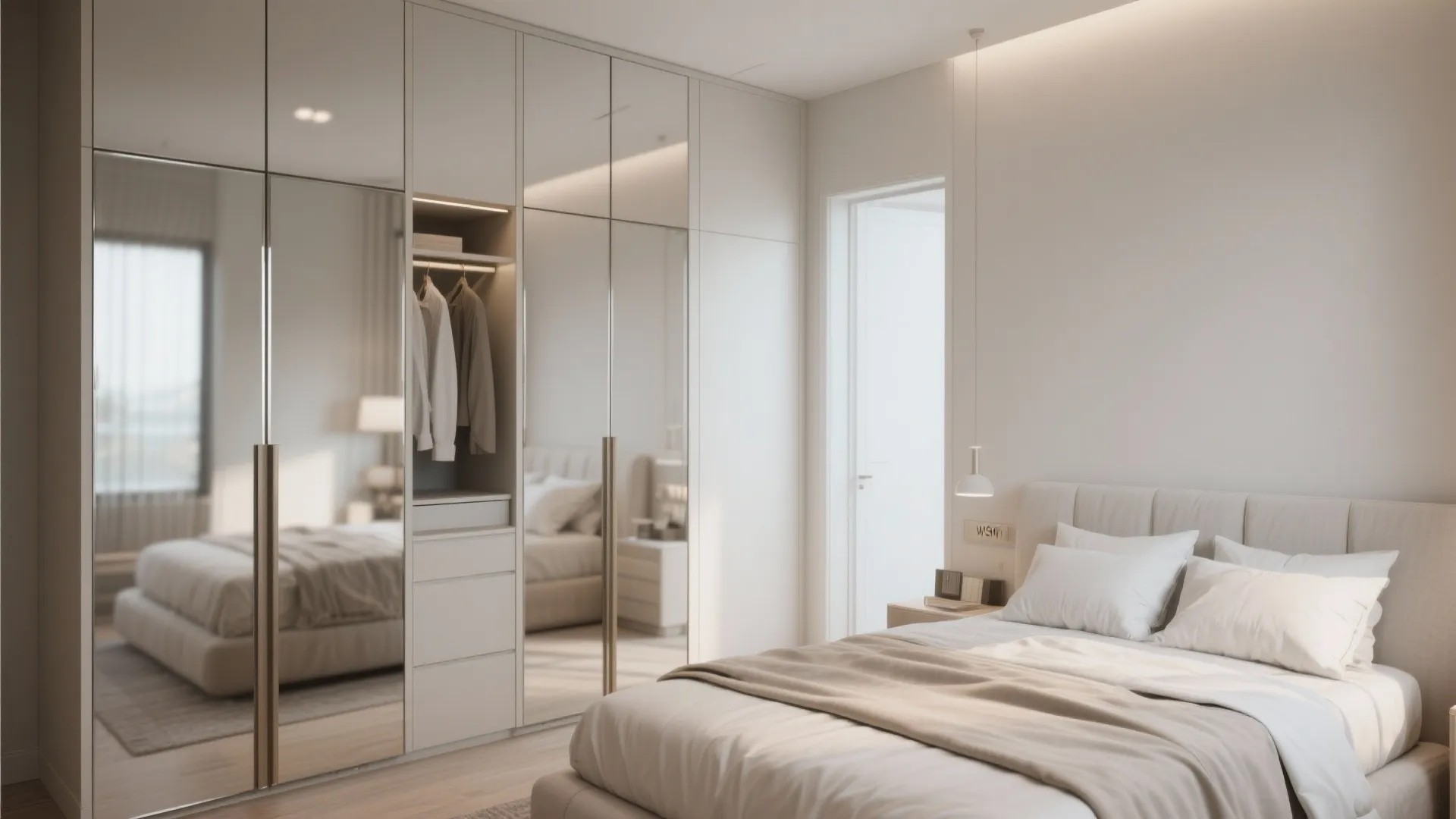 4. Bedroom-in-a-box: maximizing closet and circulation