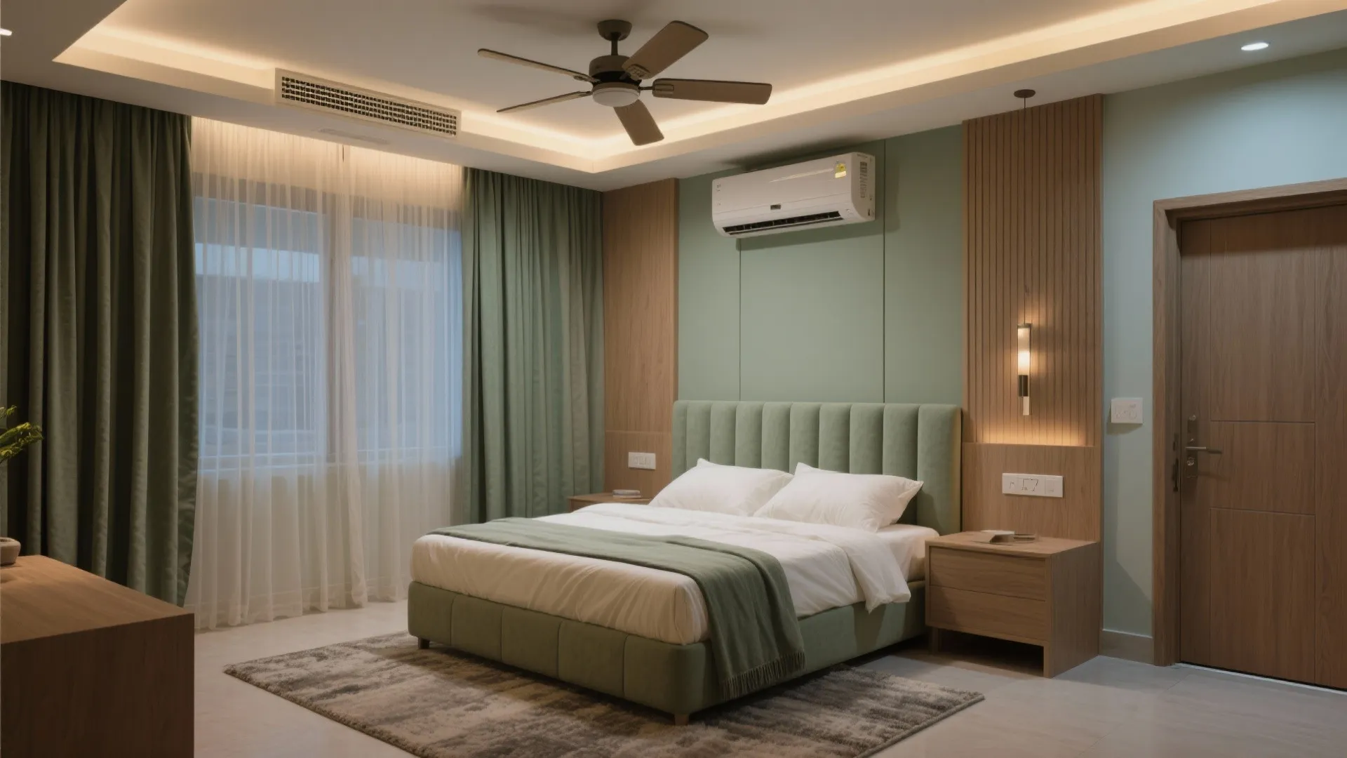 Bedroom comfort: acoustic, light, and air