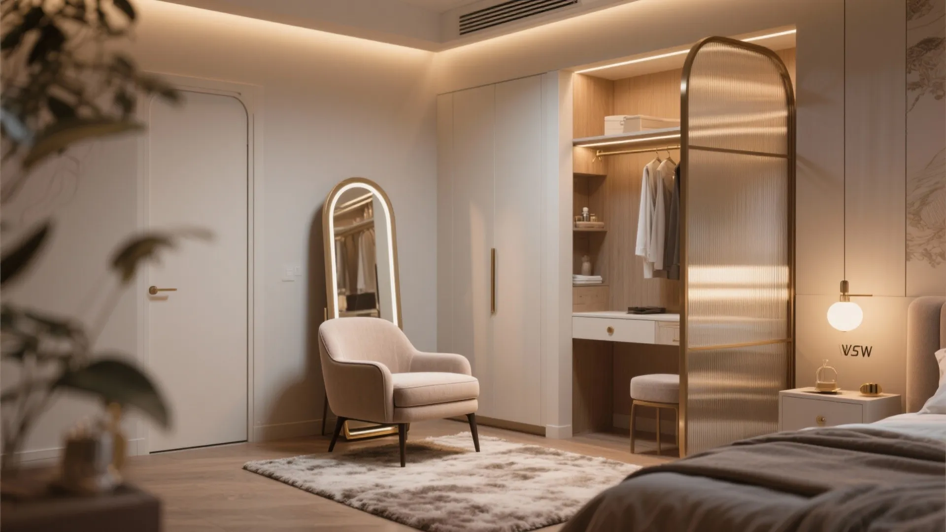 7. A Dedicated Dressing Area