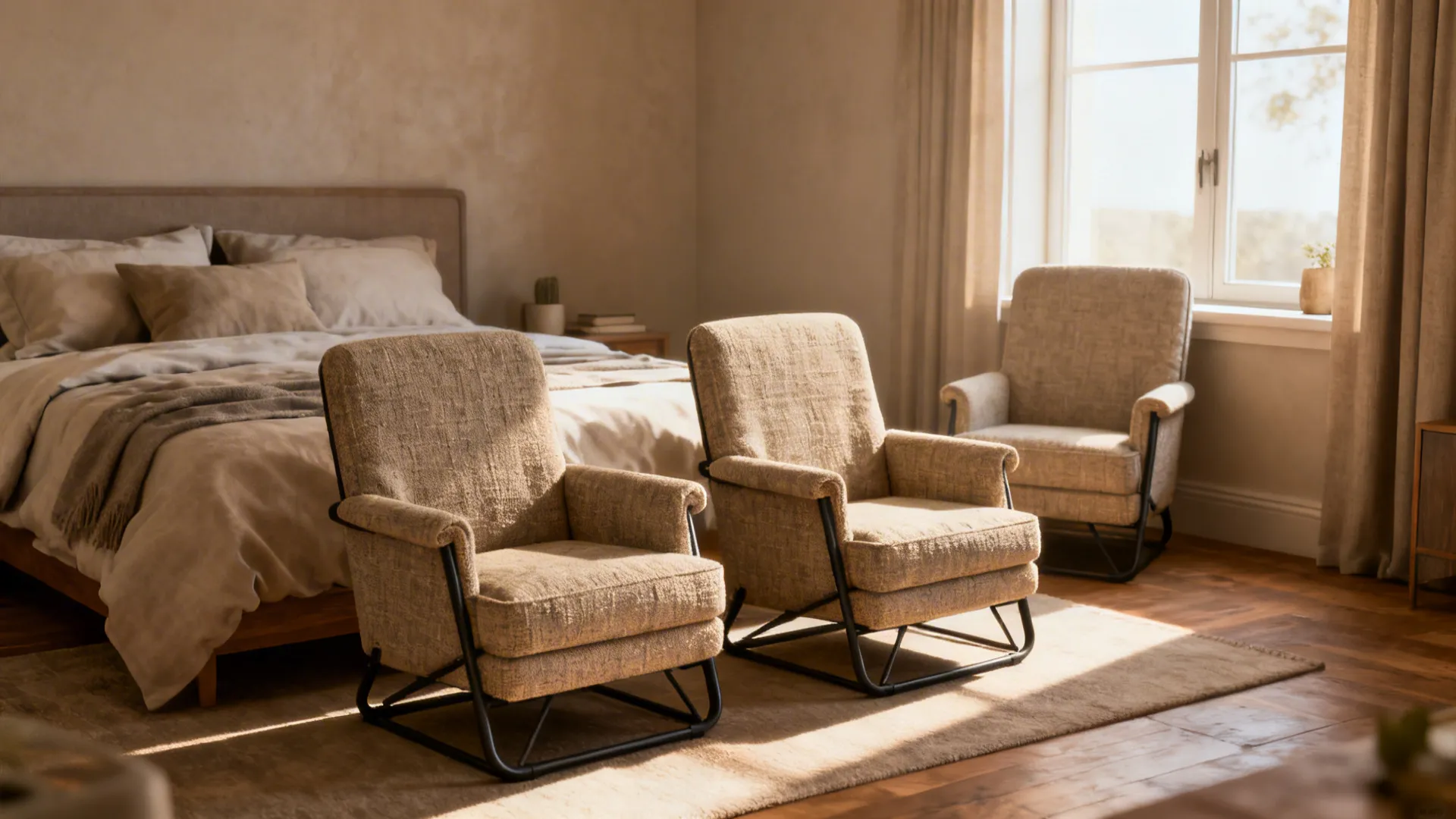 4. Use as Flexible Bedroom Seating