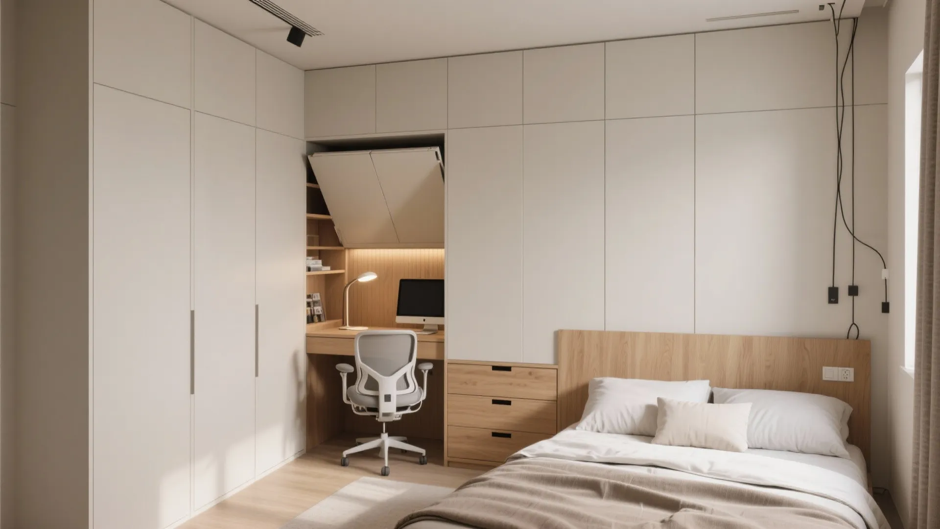 Smart Bedroom Storage + Flexible Study Nooks