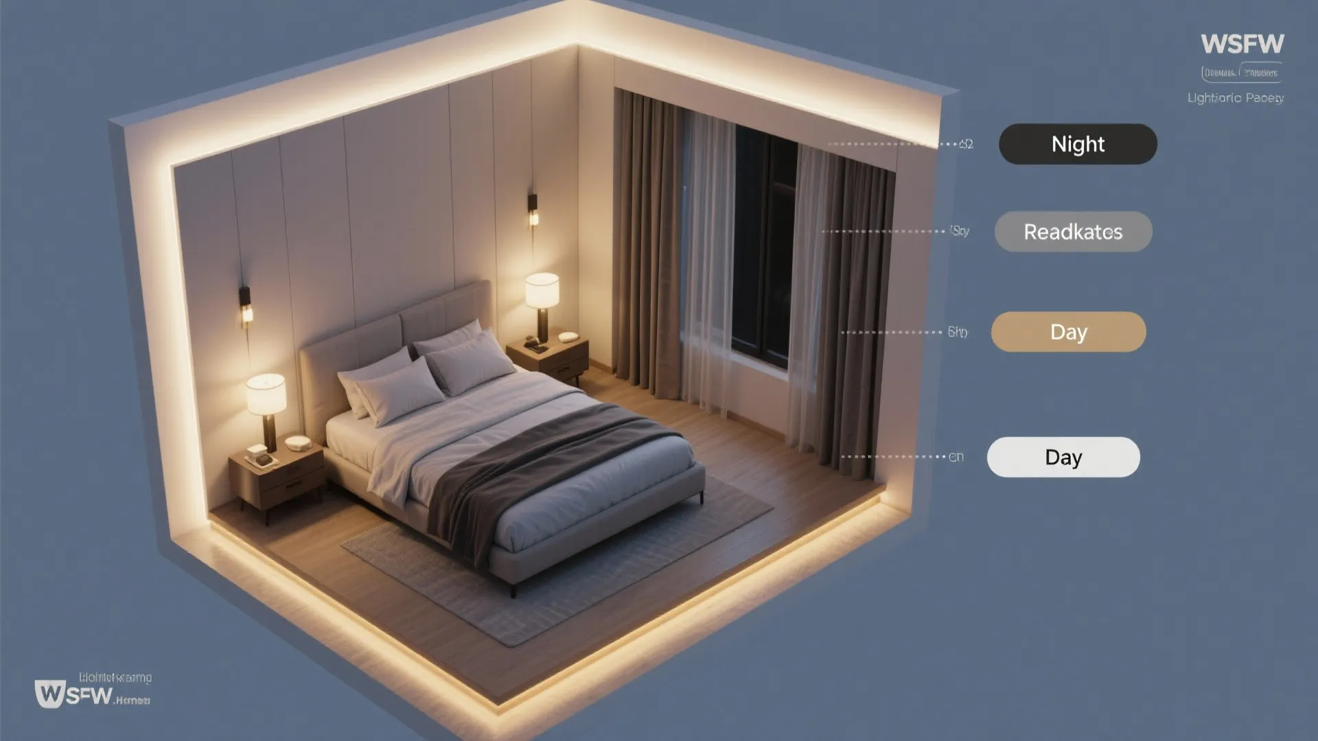 Resort-Calm Bedrooms with Smart Lighting Layers