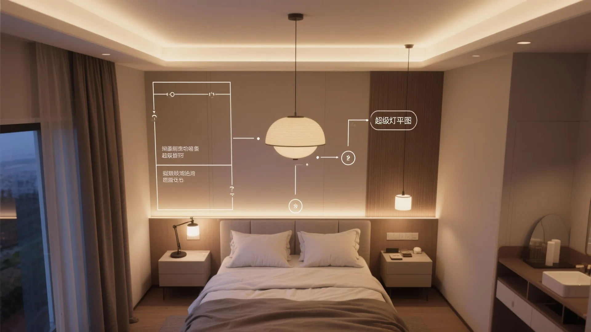 Layered Lighting that Sculpts the Room