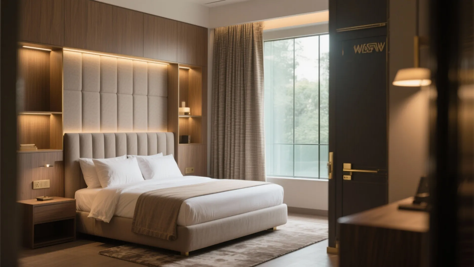 Soundproof bedrooms + storage walls