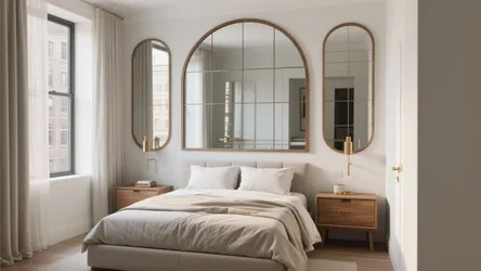 5 Ideas: Mirror Design on Wall in Bedroom