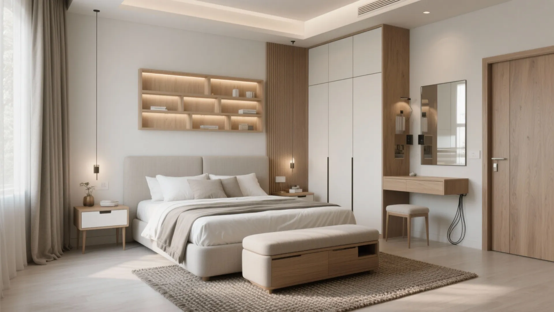 Bedrooms that multi-task without looking like dorms