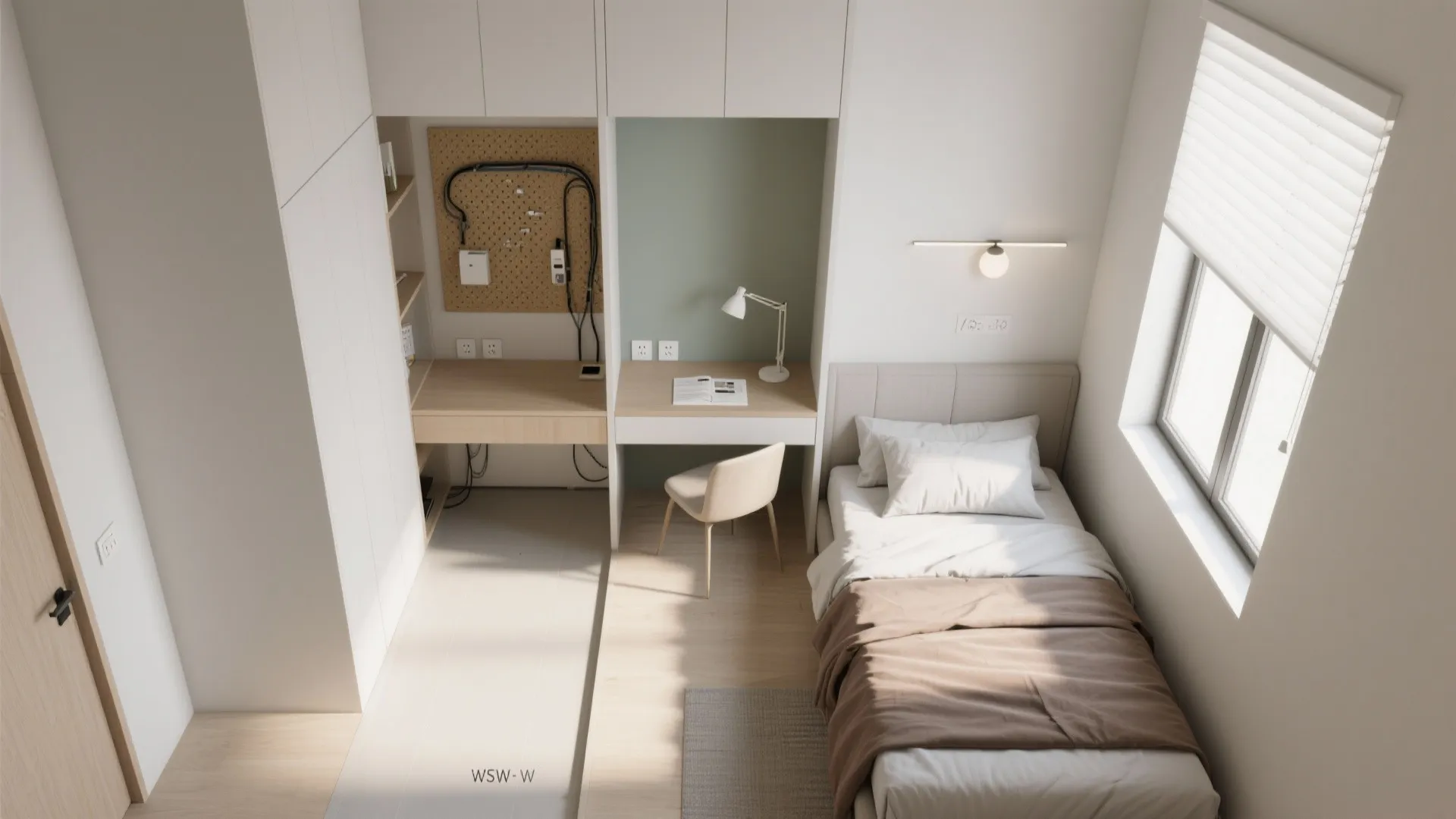 Bedroom Flex: Study Nook + Calm Color Psychology