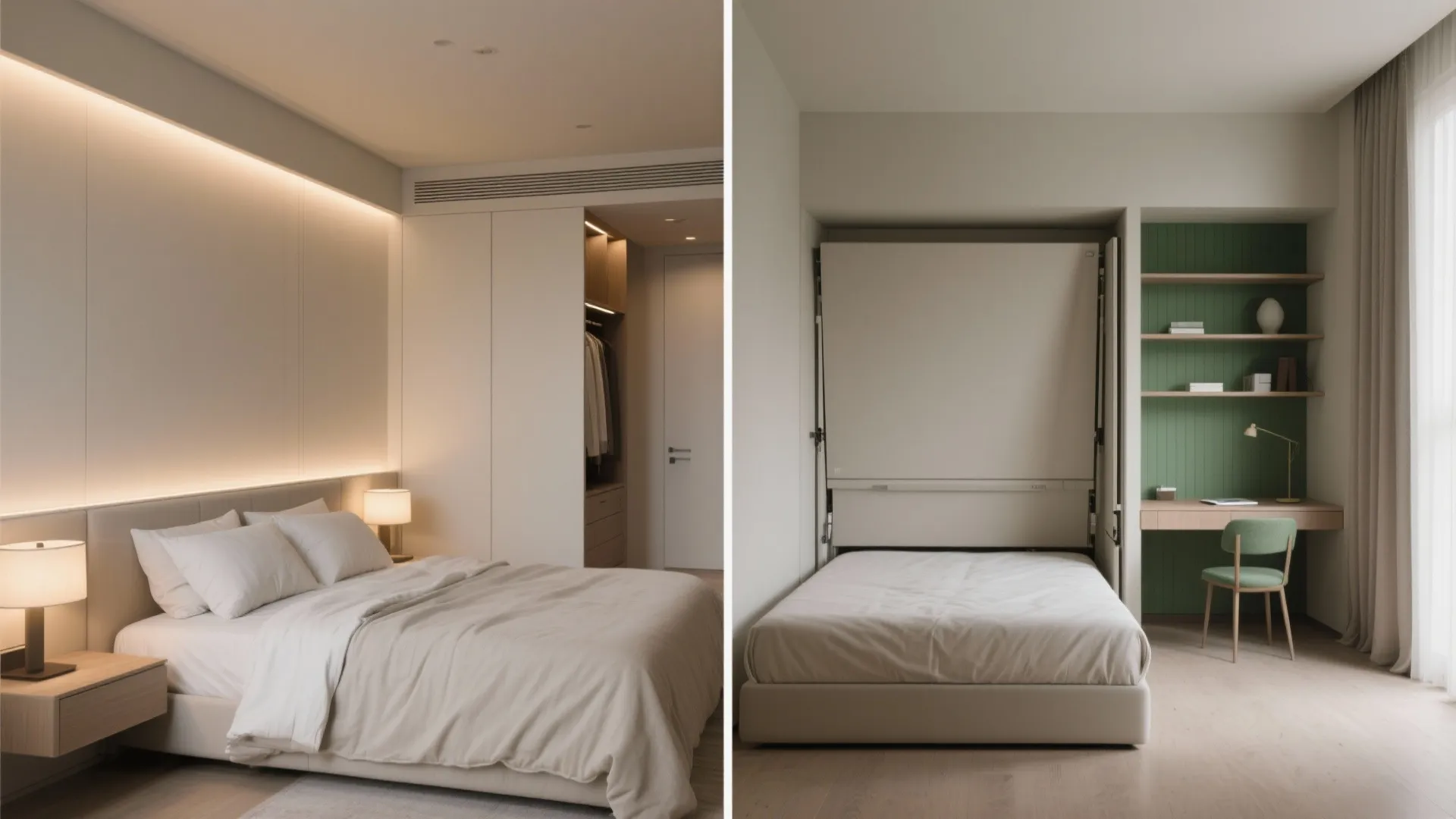 3. Master bedroom as a calm retreat, second as flexible space
