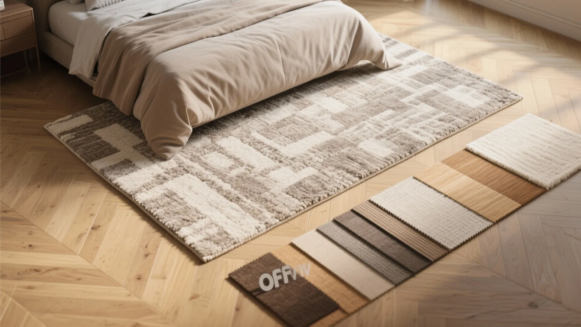 3. Centered Rug to Anchor Space