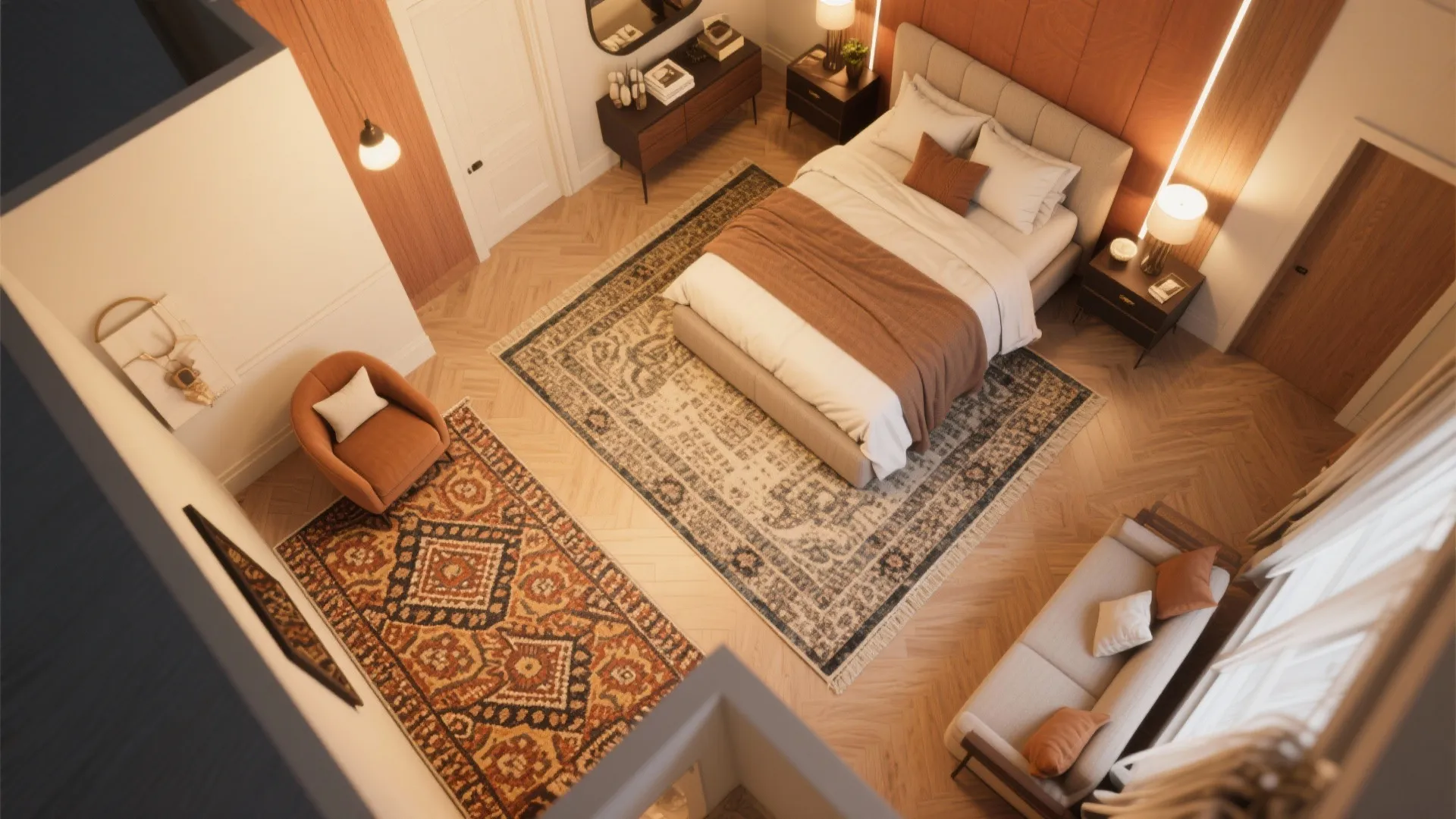 5. Define Zones with Rugs