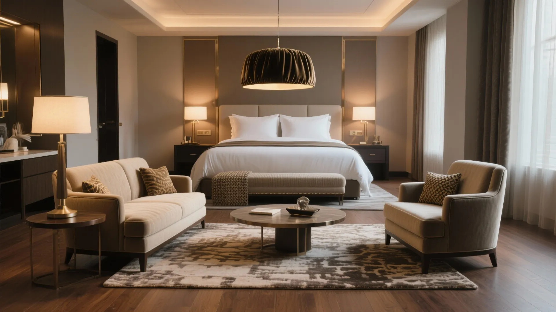 2. Add a seating area or mini living room