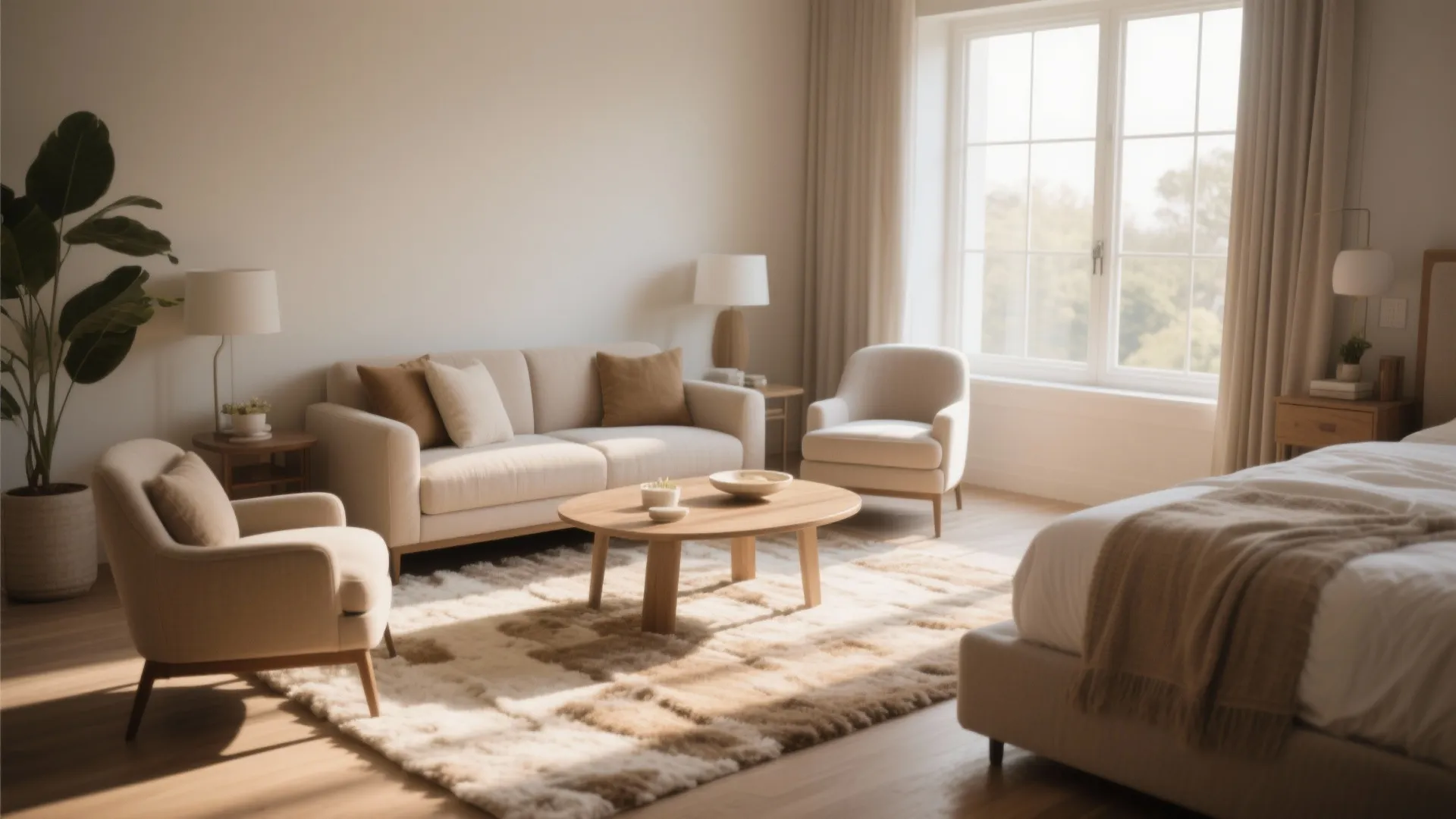 4. Curated Sitting Area