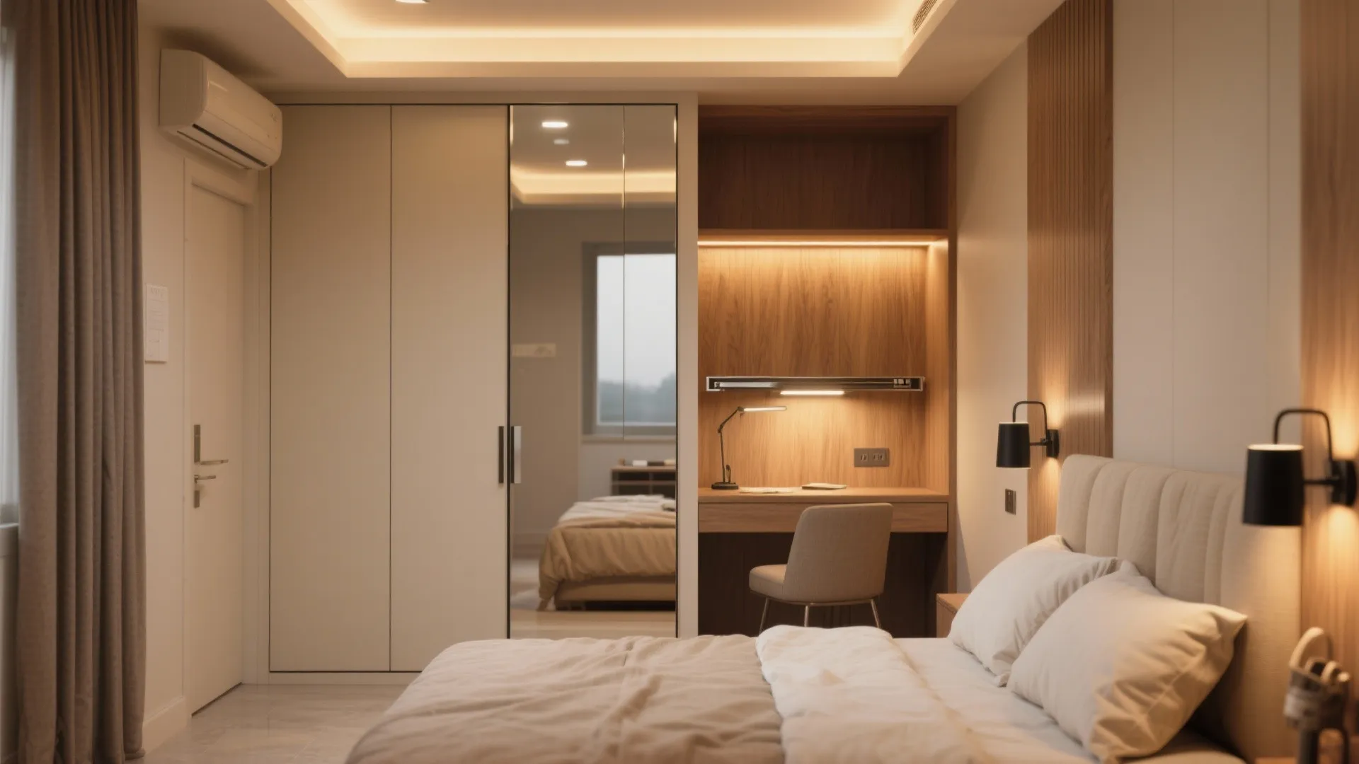 Bedroom Smarts: Sliding Wardrobes and Fold-Away Desks