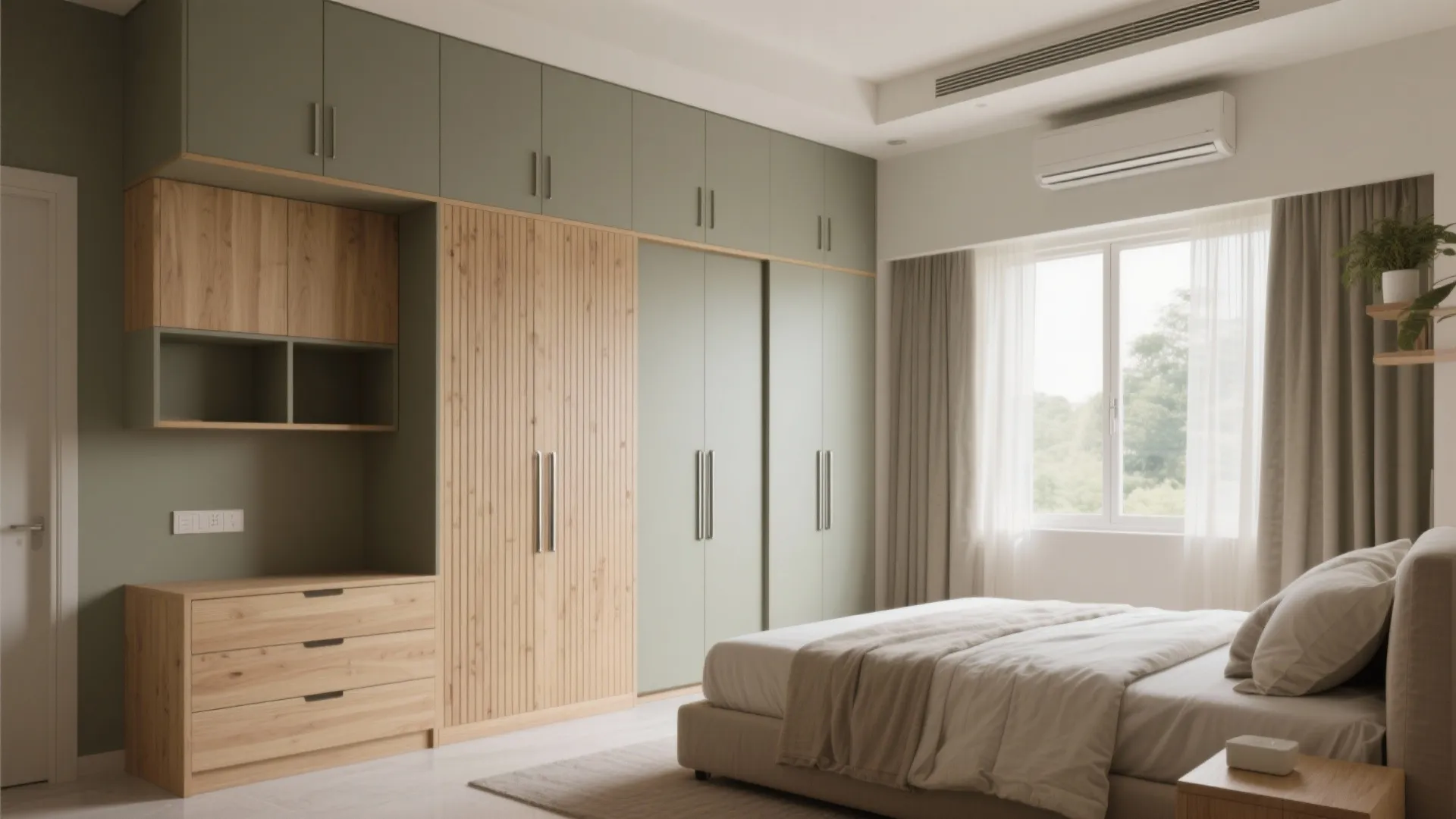 Space-Savvy Wardrobes And Storage Walls In Bedrooms
